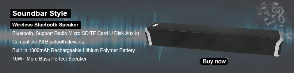 Abuzhen Bluetooth динамик светодиодный портативный беспроводной динамик мини звуковая система 3D стерео музыка MP3 плеер объемная поддержка TF AUX USB