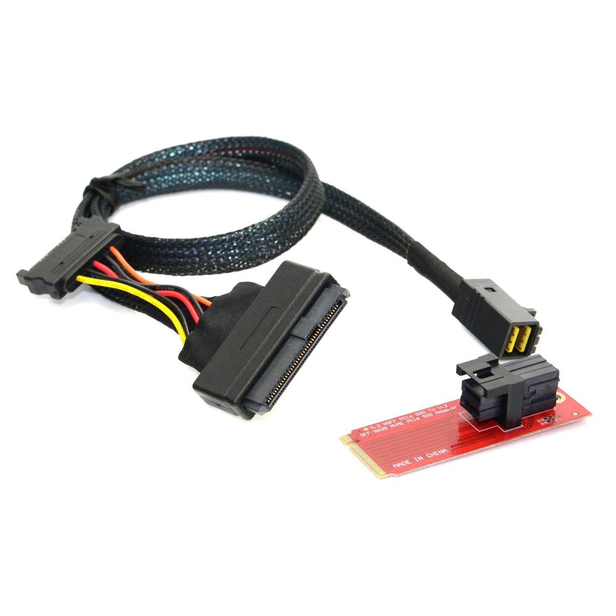 Комплект Cablecc U.2 U2 адаптер SSD NVME PCIe и кабель для материнской платы Intel 750 p3600 p3700