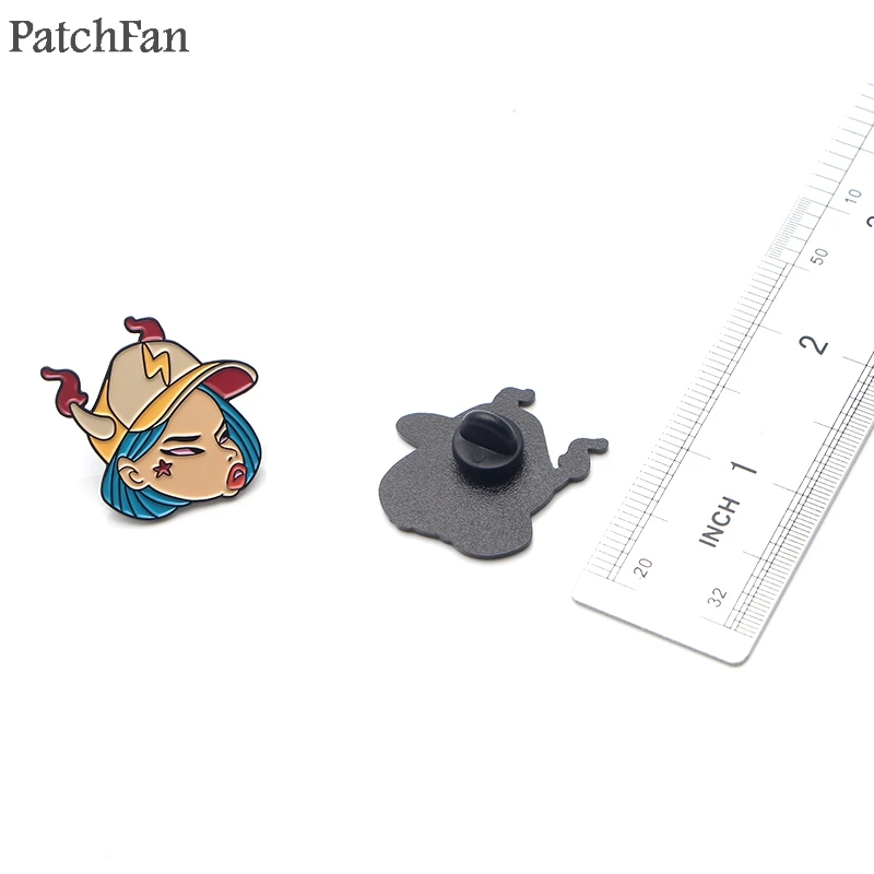 Patchfan Монстры металлические цинковые эмалированные булавки трендовая медаль para рюкзак рубашка одежда сумка броши значки для мужчин и женщин diy подарки A1794