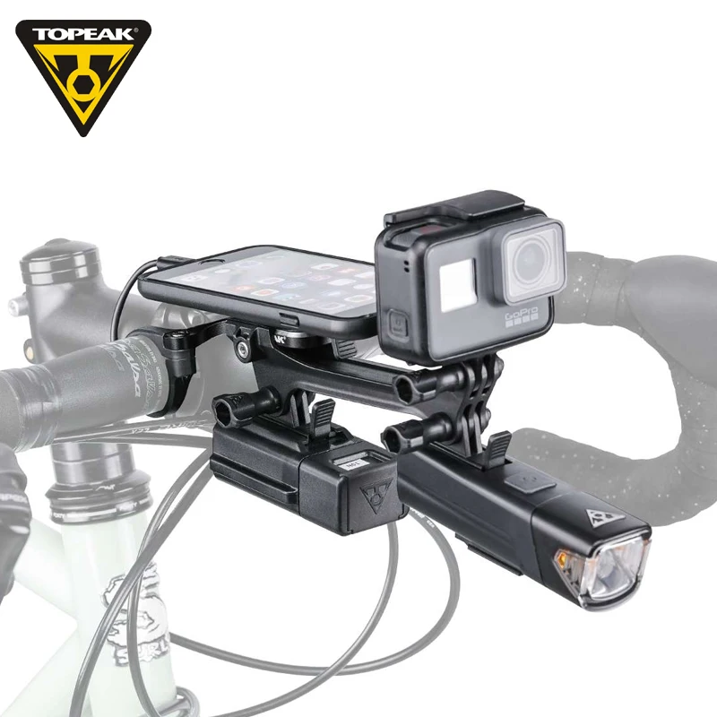 

Topeak RideCaseMultimount Cycling Sport Camera Mount Extension Bicycle Phone Holder Extender Road Bike Handlebar Extender TC1029