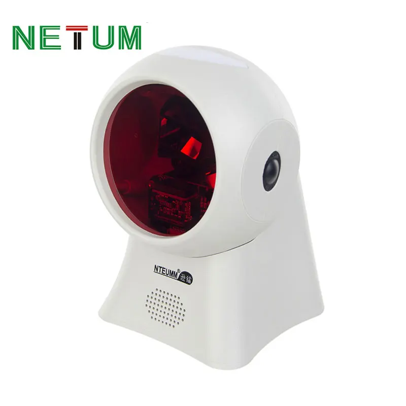 

NETUM Omnidirectional Barcode Scanner High Speed Laser Desktop Hands-Free USB Bar Code Reader for Supermarket NT-2020