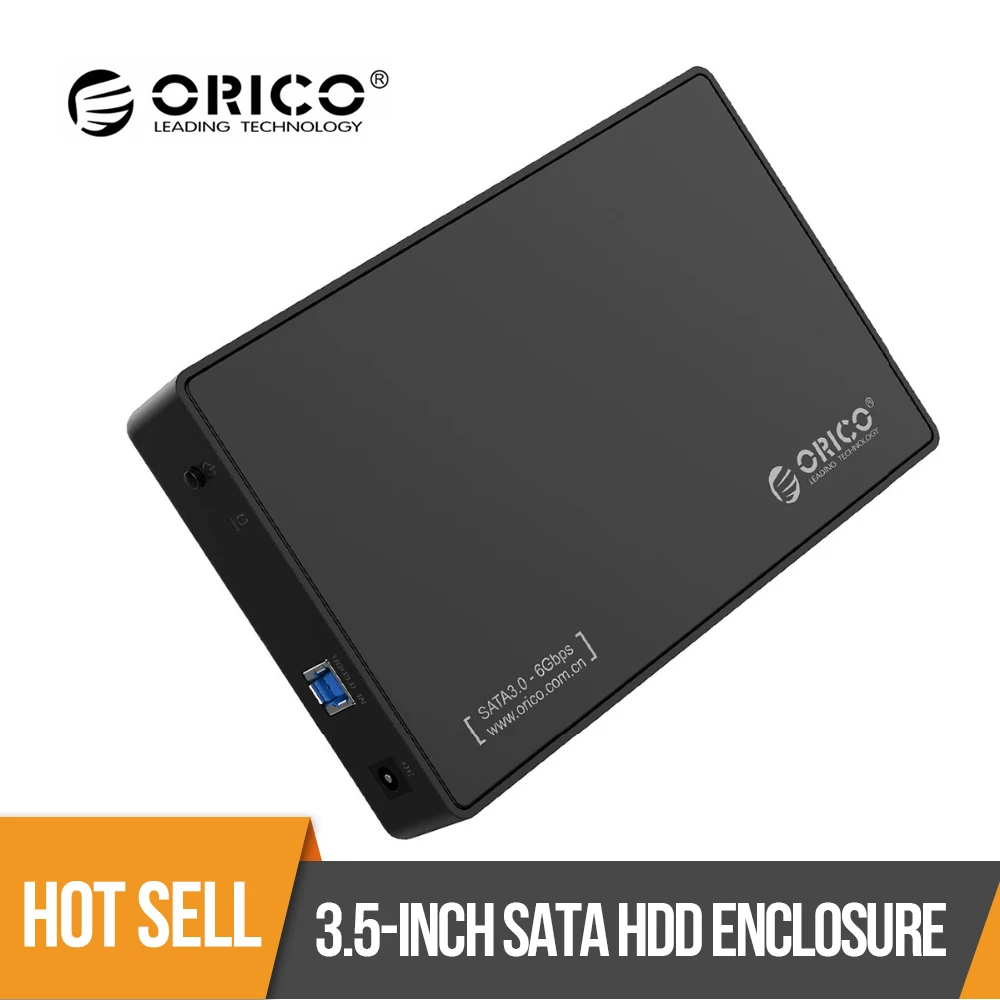 

ORICO 3.5-inch SATA External Hard Drive Enclosure USB 3.0 Tool Free for 3.5" SATA HDD and SSD 3588US3 HDD Enclosure