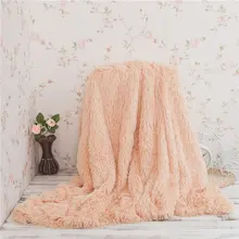Супер мягкий длинный густой пушистый мех из искусственного меха теплые элегантные удобные с пушистым шерпа бросить Одеяло розовый Одеяло
