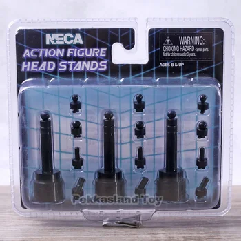 

NECA 6-8" Scale Action Figure Display Head Stands Set 3-Pack Collection Toy