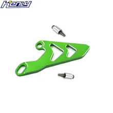 Передняя Звездочка цепи направляющая Крышка для KAWASAKI KX450F 2006- KX125 2003- KX250 2005- Зеленый Черный Синий Золотой