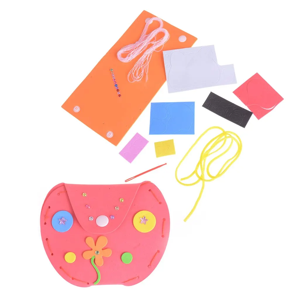 

1pcs EVA Wallets Purse Kids DIY Handmade EVA Foam Stickers Craft Baby Educational Early Learning Toys