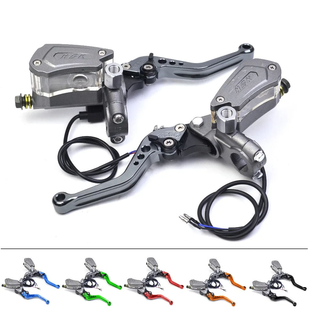 

Motorbike Brake Lever Master Cylinder Hydraulic Clutch Disc Brake Universal 7/8" 22mm for Honda Yahamha Suzuki Vespa Front Rear
