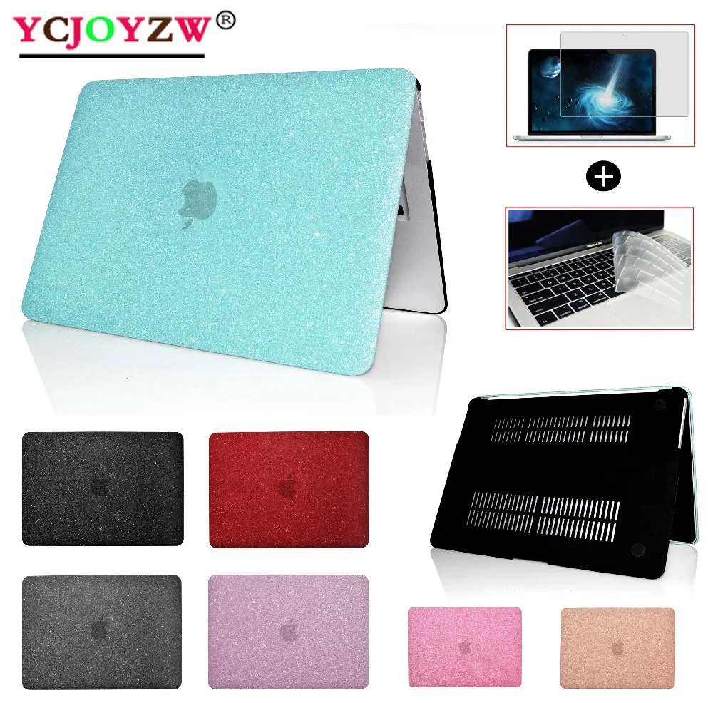 

New Shine Laptop Case For MacBook Air 13 Pro Retina 11.6 12 13.3 15.4, For MAC New Air 13 Pro 13 15 inch with Touch Bar-YCJOYZW