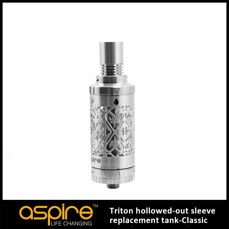 Atacado Genuine Aspire Substituição Tanque Oca-out de Manga 3.5 ML Triton Triton Triton Aço Inoxidável Tubo 15 PÇS/LOTE