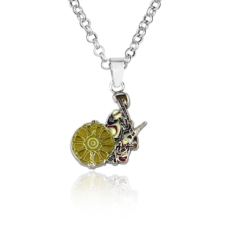 Hot Game Jewelry God of War Kratos Pendant Necklace Men's Link Chain Jewelry Giftin Pendant