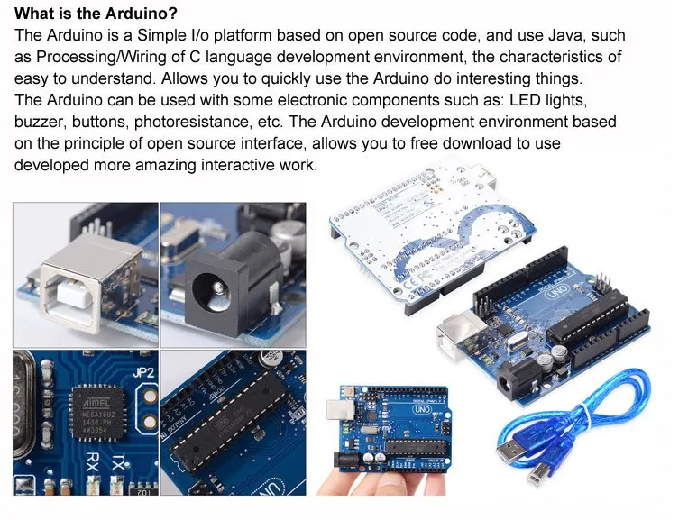 Партиями по 5 комплектов UNO R3 Rev3 макетная плата ATmega328P ATMEGA16U2 AVR+ кабель для Arduino UNO/TE111