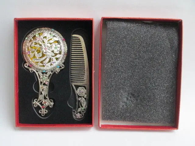 

China Tibet 925 silver production mirror and comb is to send Ms. special gifts, free shipping