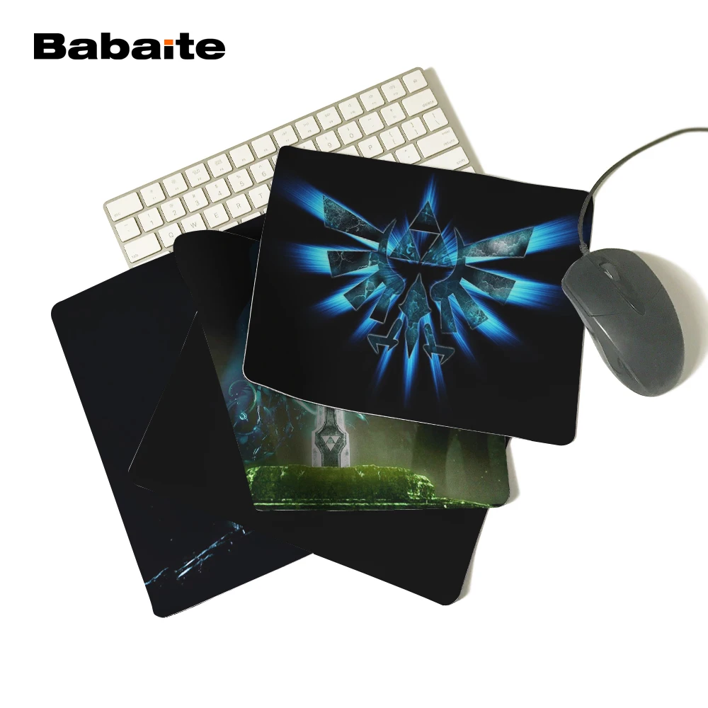 

BabaiteArrival The Legend of Zelda Eagles Logos Triforce Sword Triforce Customized Mouse Pad Computer Notebook Non-Slip Mousepad