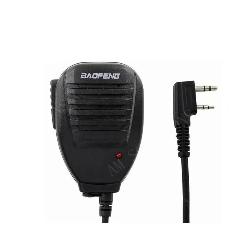 Черный Ручной PTT Динамик микрофон для Baofeng UV 5R плюс BF 888S 5RB 5RC радио динамик и