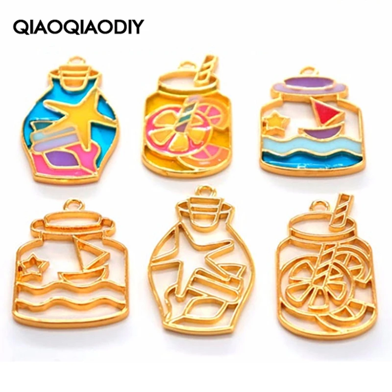 

Alloy keychain Ice Summer Combination Sells Resin Metal Frame for Making DIY Handicrafts,Ornaments,Pendant