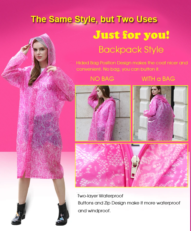 Women Lace Raincoats 16