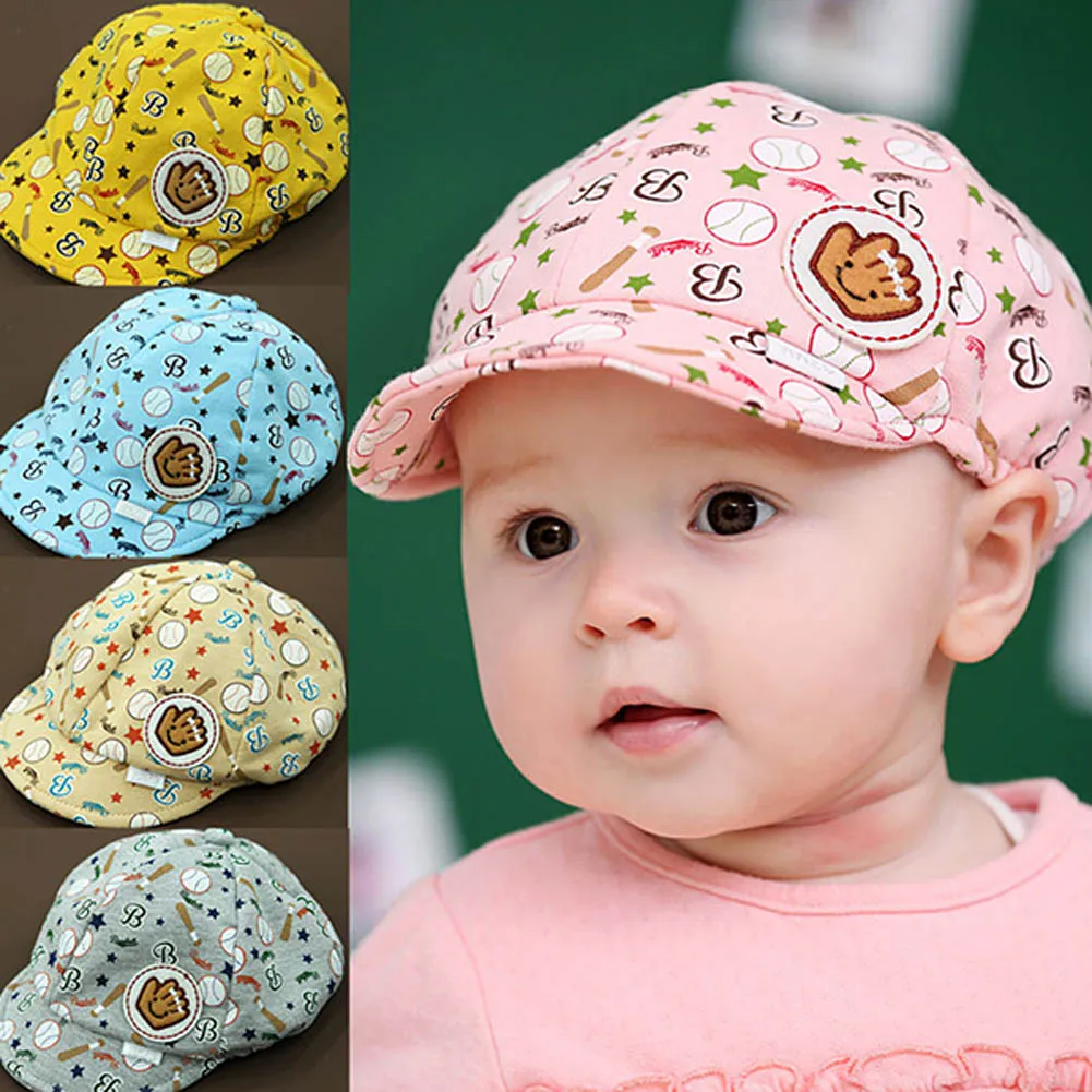 

Baby Fashion Beret Hats Child Baseball Caps Kid Peaked Hats Infant Lovely Cricket-Cap For Girl Boy 88 FJ88
