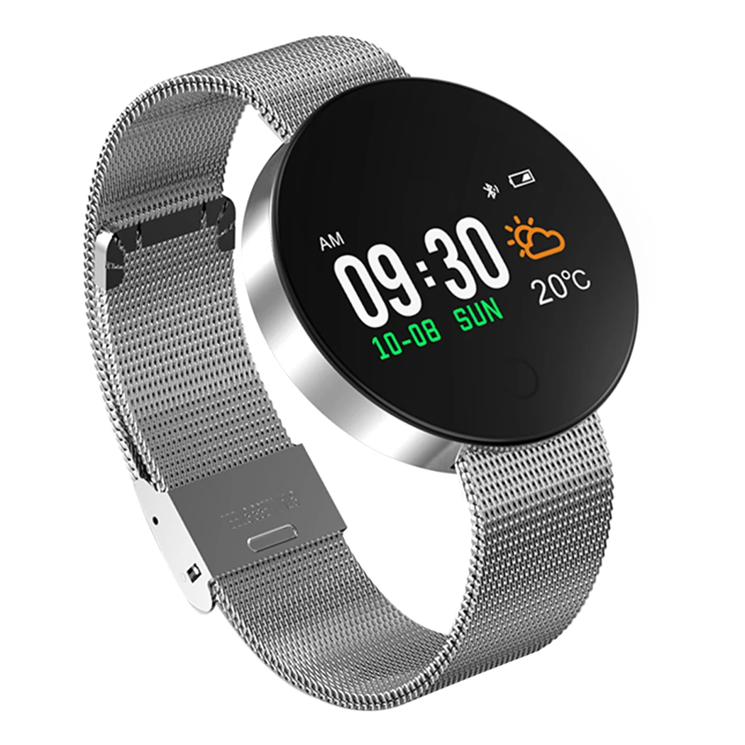

Chigu Smart Bracelet Watch Waterproof 0.96 Touch Screen Blood Pressure Heart Rate Monitor Wrist band Smartwatch for iOS Android