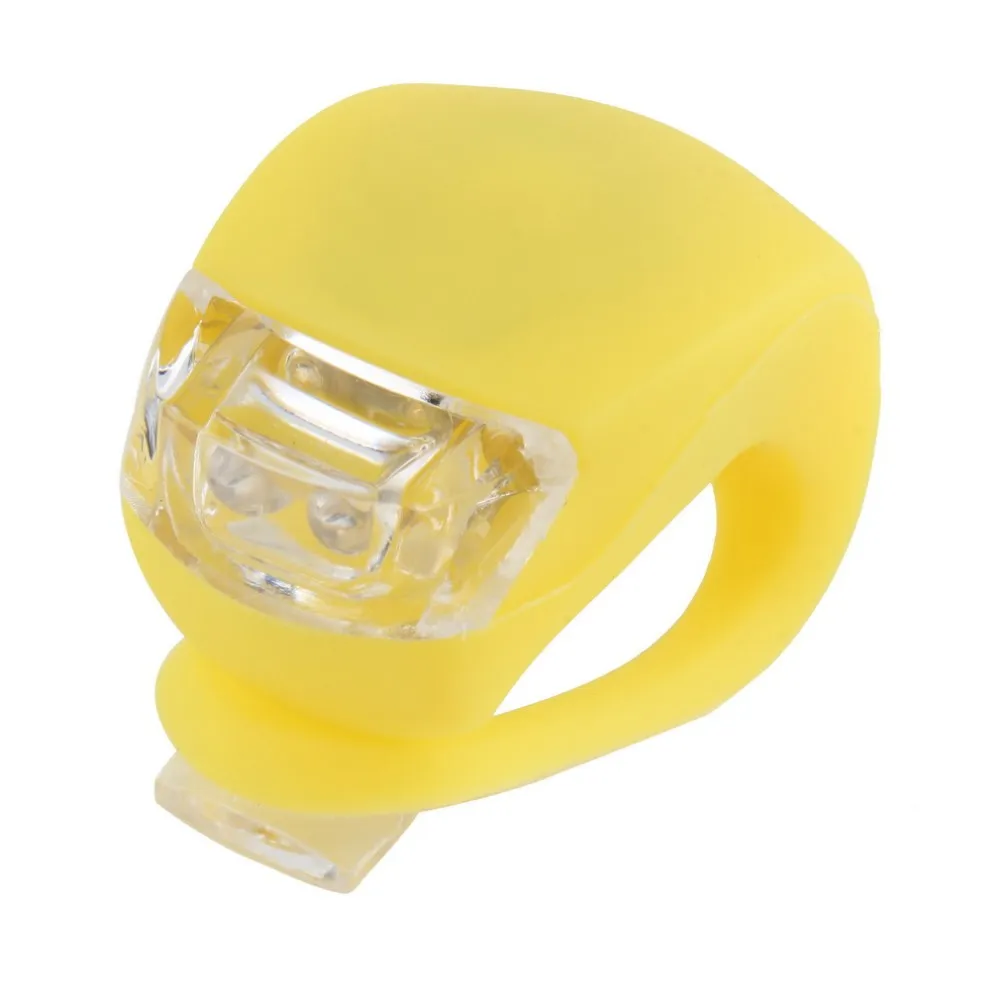 Sale 1 pc Waterproof Silicone LED Bike Bicycle Cycling Head Front Rear Wheel LED Flash Light Lamp with LR1130 battery Newest 24