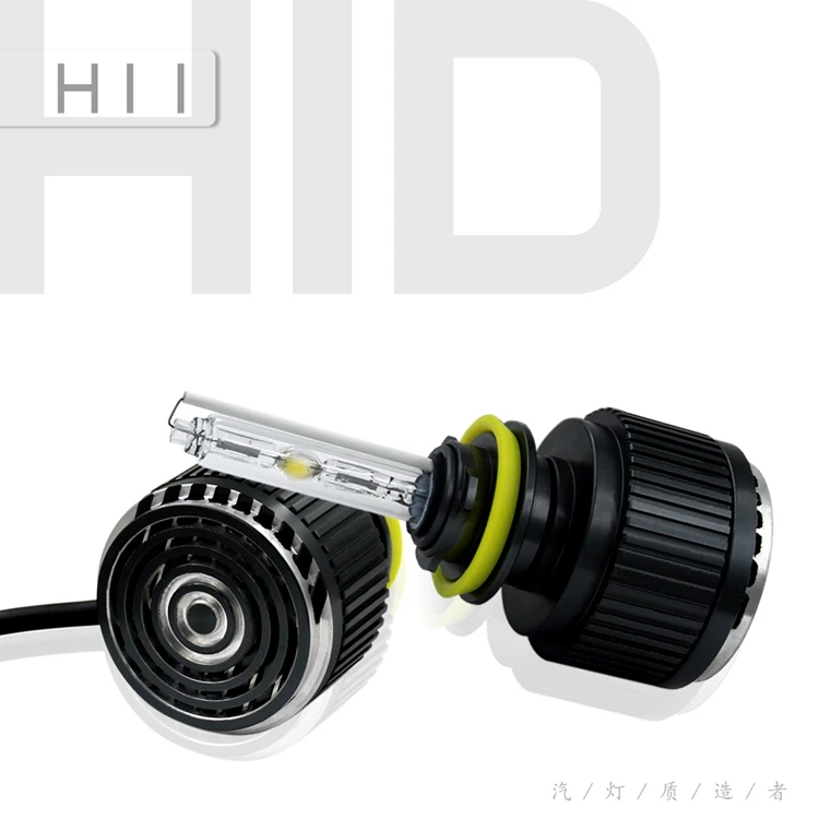 12 В 35 Вт мини все в одном HID комплект фар H1 H3 H7 H11 9005 9006 9012 ксеноновые лампы простая установка