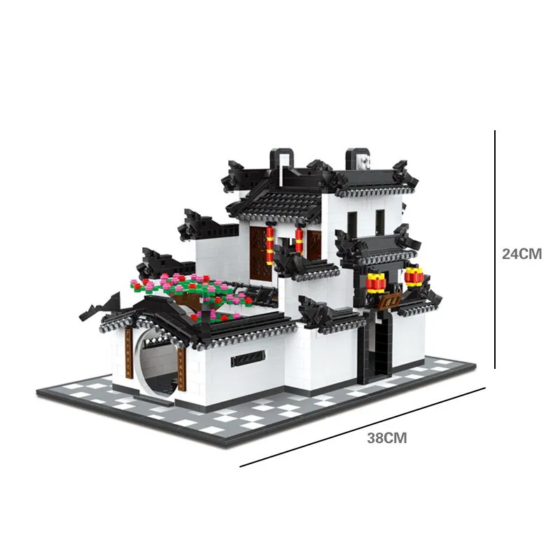 

Wange 5310 The China Traditional Architecture Figure Blocks Construction Building Brick Toys For Children Christmas Gift