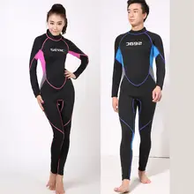 Полный тела гидрокостюм Премиум неопрен 3мм пара дизайн для женщин и мужчин костюмы молния розовый черный синий размер XS - 2XL с