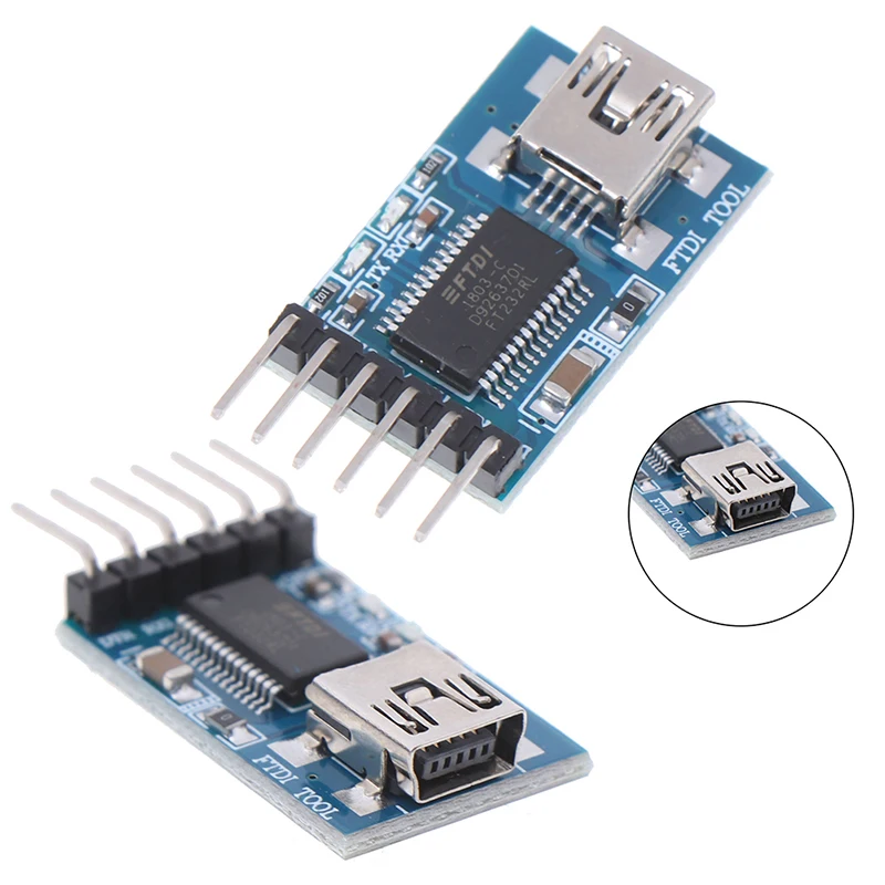

1Pcs FT232RL USB To Serial Adapter Module USB TO RS232 Max232 For Arduino Download