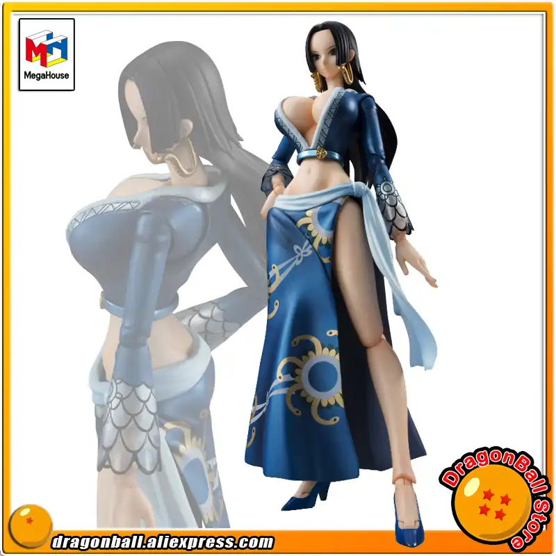 Japan Anime One Piece Original Megahouse Variable Action Heroes Action Figure Boa Hancock Ver Blue Boa Hancock Heroes Action Figuresaction Figure Aliexpress