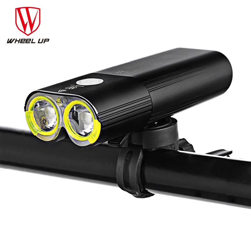 

WHEEL UP Bike Light Waterproof USB Rechargeable Bike Flashlight Cycling light Professional 1600 Lumens Bicycle Light PowerBank
