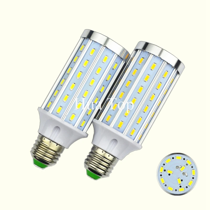 Высокомощный алюминиевый 5730 SMD светодиодный светильник 85-265 в E27 15 Вт 20 Вт 30 Вт 40 Вт 50 Вт 60 Вт 80 Вт светодиодный теплый холодный белый 1 шт