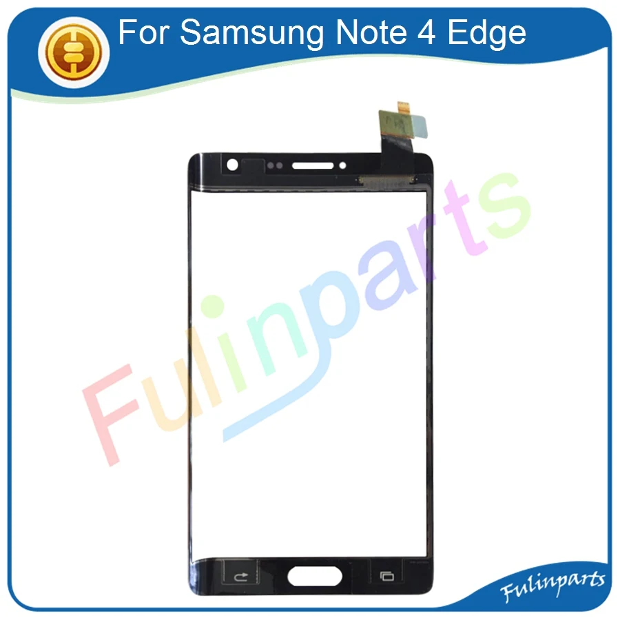 5Pcs For Samsung Galaxy Note4 Note 4 Edge N915 N915F Digitizer Touch Screen Glass Panel+Tools Replacement Parts Black/White | Мобильные