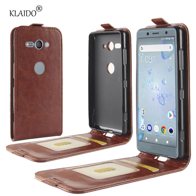 Case for Sony Xperia XZ2 Compact Cover Luxury Wallet Flip
