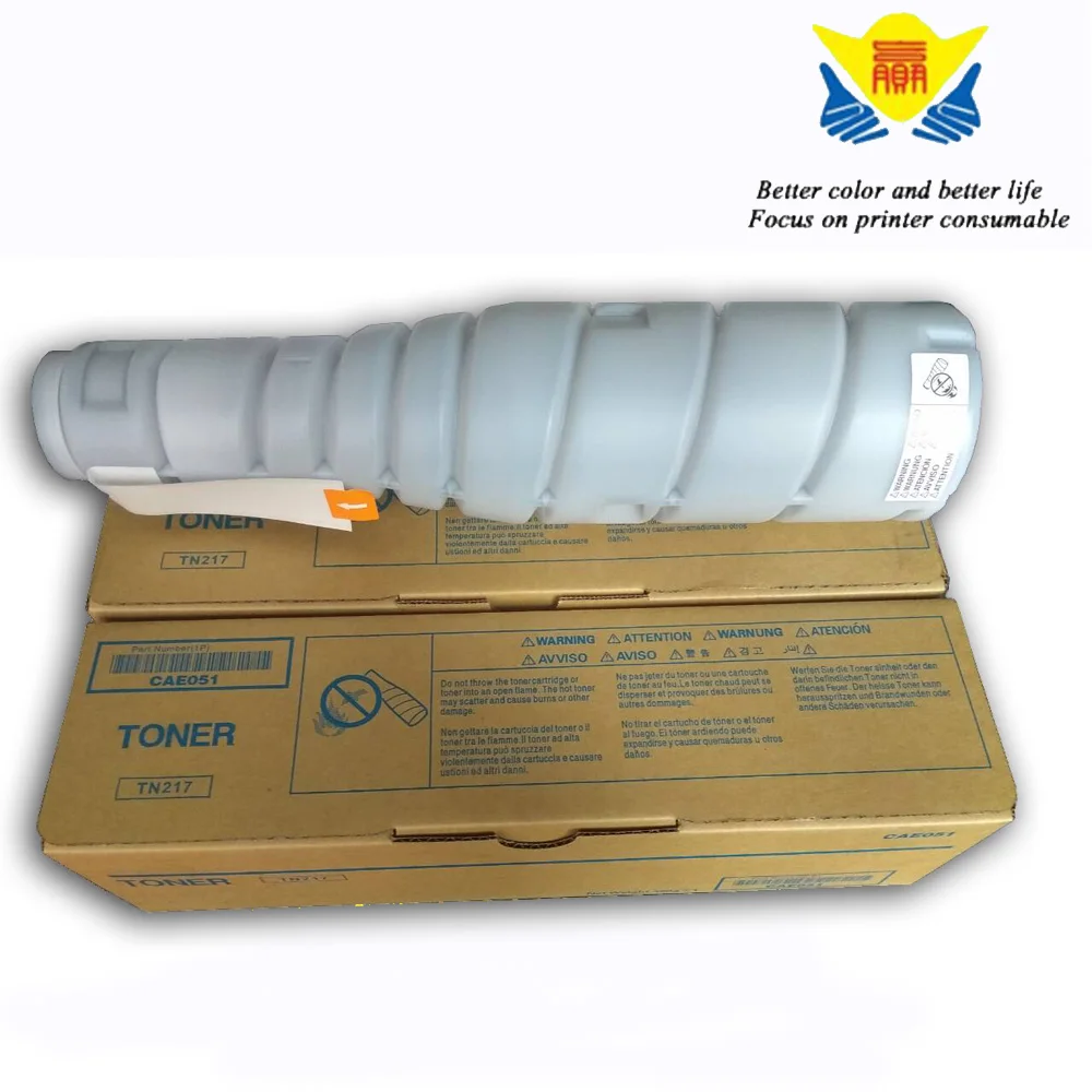 

JIANYINGCHEN compatible toner cartridge TN217 replacement For Konica Minolta Bizhub 223 283 7828 (2pieces/lot)