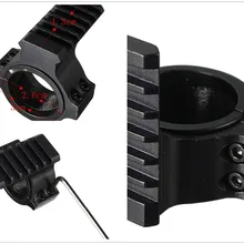 30 мм кольцо Сфера трубки фонарик Лазерная 20 мм Уивер Пикатинни адаптер Алюминий Принадлежности для охоты высокое качество