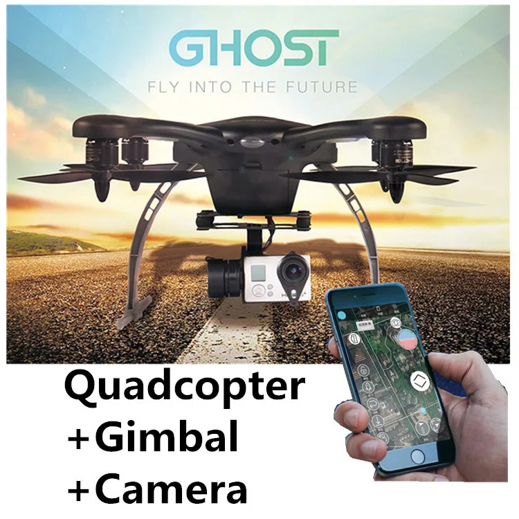  Ready To Fly Ehang ghost quadcopter drone with gimbal + camera  Andriod version professional drones 