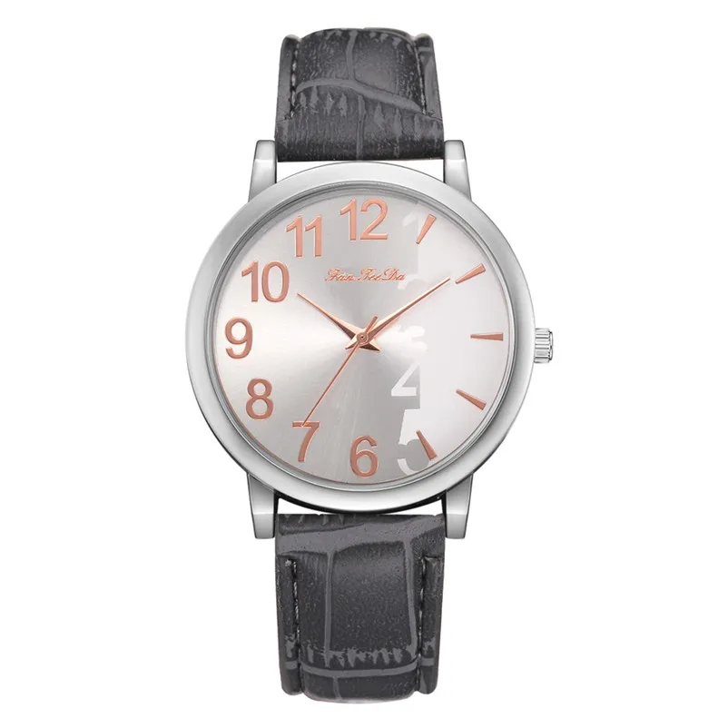 2018 High Quality women fashion casual watch luxury dress Leather bands Analog Quartz Wrist Watch clock relogio feminino Y12 (5)