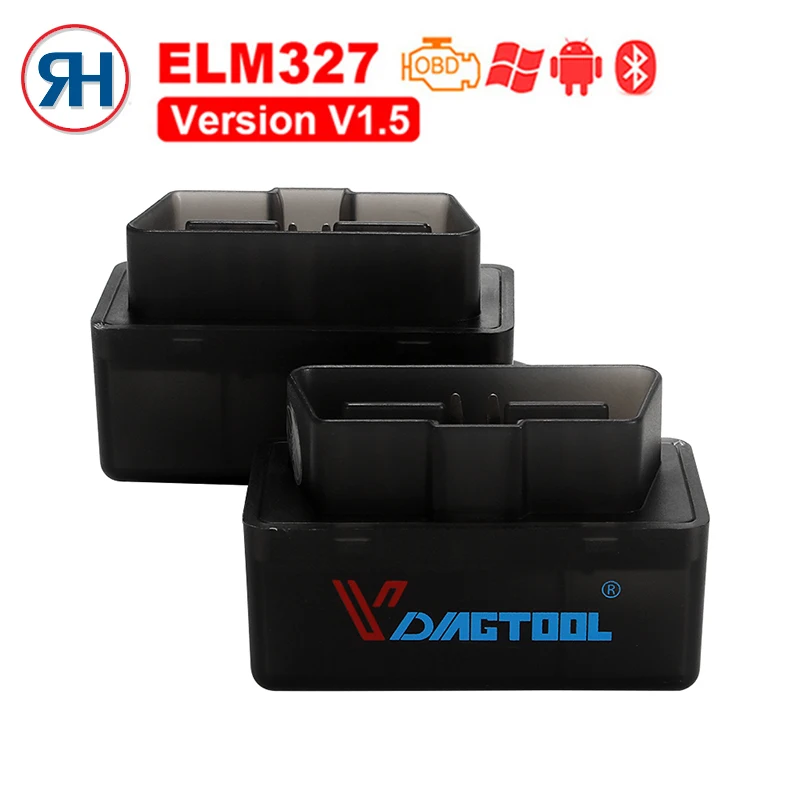 

Diagnostic tool ELM327 V1.5 OBD2 Bluetooth Adapter Car Code Reader Scanner OBD 2 OBDII Scan Tool ELM 327 V 1.5