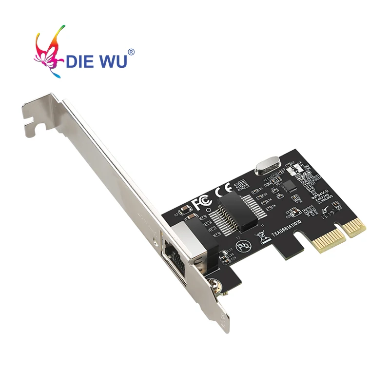 DIEWU Новое поступление PCIe сетевой адаптер карта Realtek 8111H с 4L PCB NIC заводская цена