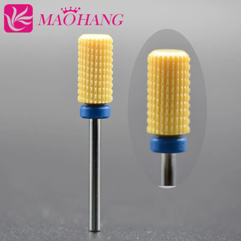 

MAOHANG New pink barrel PV ceramic milling cutter nozzle removel gel polish varnish for electric drill manicure pedicure machine