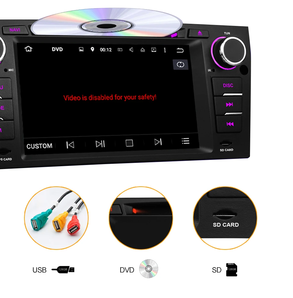 Sale RAM 4G Android 8.0 Car DVD Player Stereo GPS for BMW E90 Sedan E91 Touring E92 Coupe E93 Convertible 2007 2008 2009 YH907002A 15