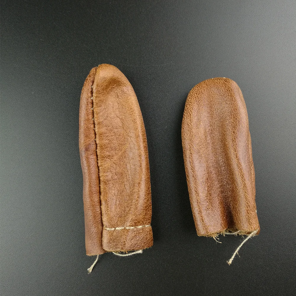 6,5 см безопасная кожаная игла для валяния большого пальца указательного пальца протектор наперсток защита ручной работы инструмент для вышивки 5 пар