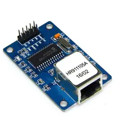 Мини ENC28J60 Webserver модуль Ethernet Щит Плата расширения для Arduino Nano v3.0 топ с Micro SD слот для карт