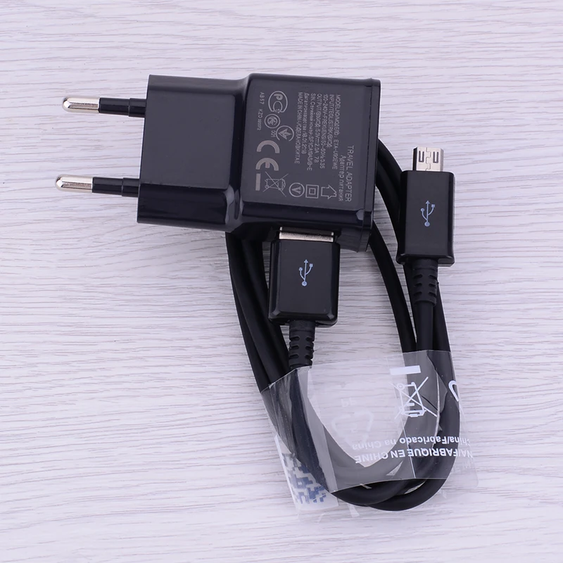 

Adapter Mobile Phone Charger Cable for Samsung Galaxy A6 A8 J6 2018 S8 S9 Plus S7 Edge A3 A5 A7 J3 J5 J7 2017 Travel Charger