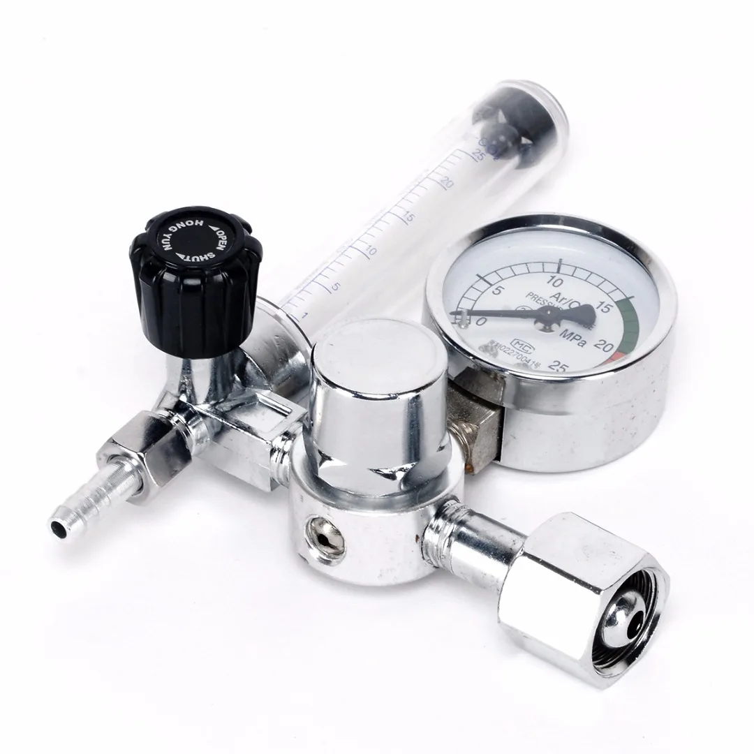 0 25 Mpa Argon CO2 Gas Pressure Flow Meter Regulator MIG MAG Weld