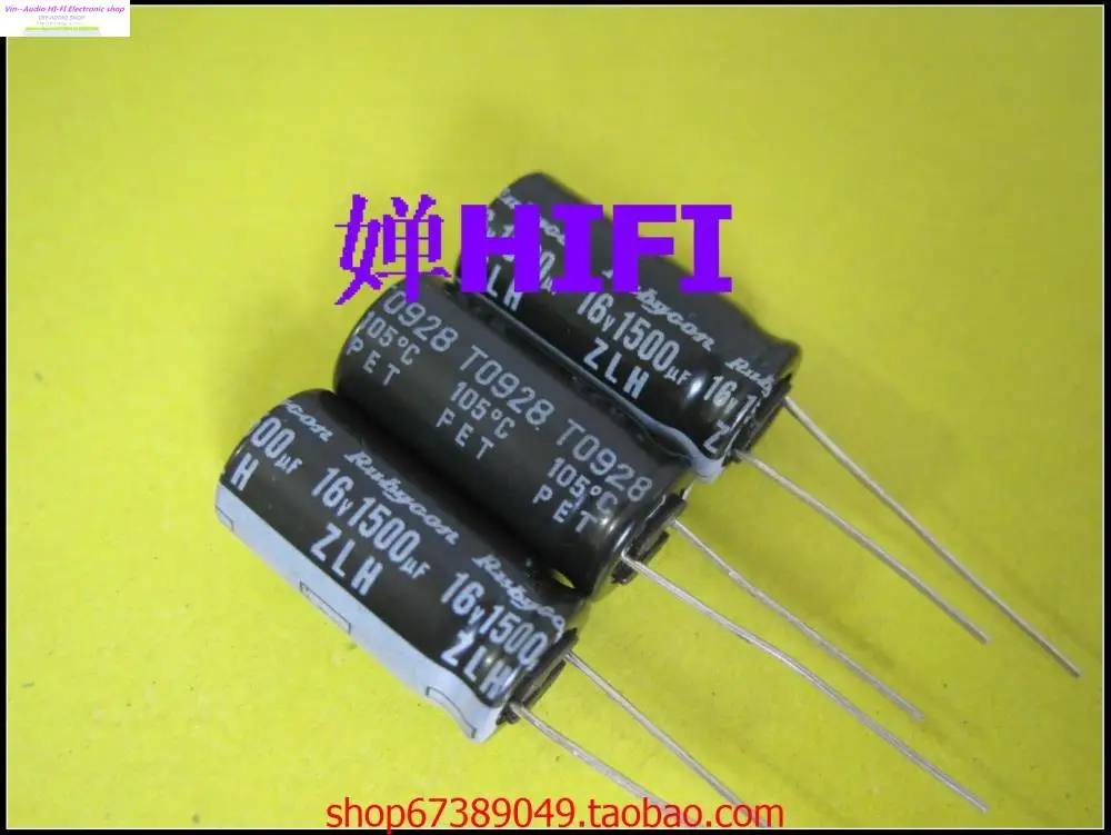 

2018 Bolsa General Purpose Capacitors 25PCS/50PCS New Rubycon Electrolytic Capacitor Zlh Ruby 16v1500uf 10x20 Free Shipping