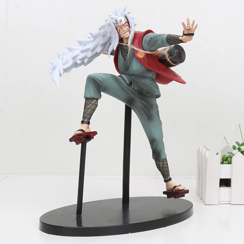 NARUTO Jiraiya Gama Sennin Gama-Bunta экшн-фигурка игрушки кукла рождественский подарок Наруто shippden PVC Figuine Brinquedos - Цвет: Jiraiya  no box