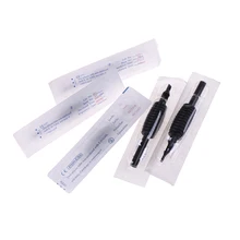 Новая татуировка машина силиконовая ручка 19 мм одноразовые черные трубки Combo RT FT круглые иглы советы боди-арт