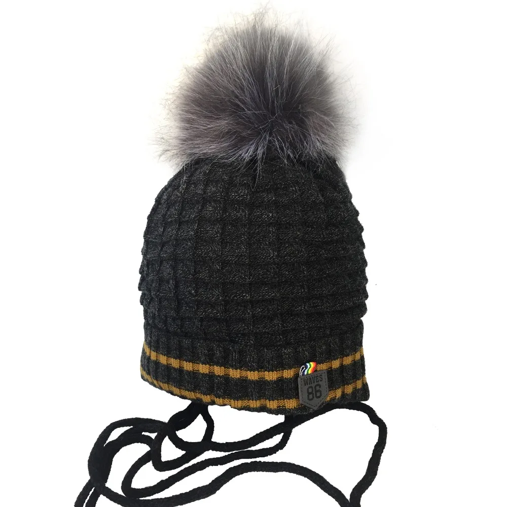 Cc hat Innocent, шапка писсуара, Осень-зима, новинка, Теплый Мягкий шар с ушками для мальчиков, шерстяная зимняя шапка, удобная и удобная