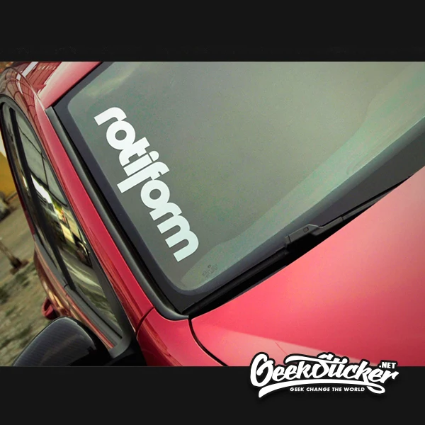 57*17 9 см Rotiform покрытие ветрового стекла Hellaflush Светоотражающие виниловые спереди