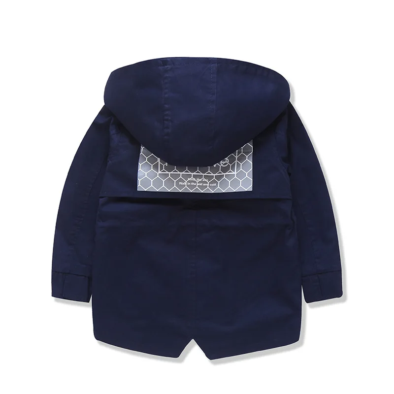 

New spring autumn children kids jackets baby boys girls cotton hooded jackets boys girls warm coats outwear color green blue